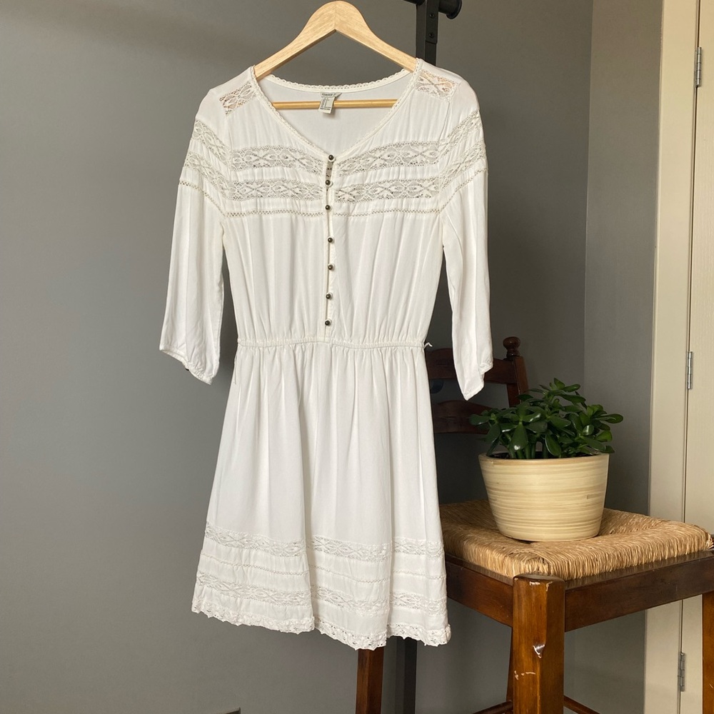 Forever 21 White Mini Dress